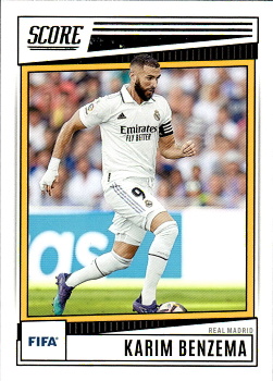 Karim Benzema Real Madrid Panini Score FIFA Soccer 2022/23 #150