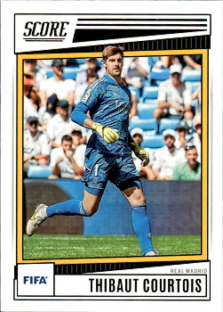 Thibaut Courtois Real Madrid Panini Score FIFA Soccer 2022/23 #152