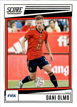 Dani Olmo Spain Panini Score FIFA Soccer 2022/23 #157