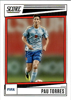 Pau Torres Spain Panini Score FIFA Soccer 2022/23 #160