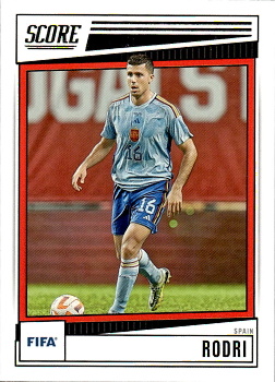 Rodri Spain Panini Score FIFA Soccer 2022/23 #162