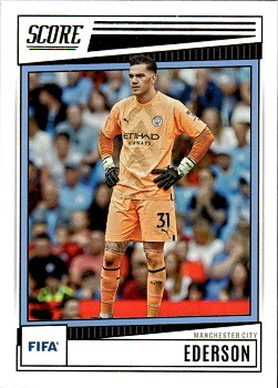 Ederson Manchester City Panini Score FIFA Soccer 2022/23 #175