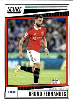 Bruno Fernandes Manchester United Panini Score FIFA Soccer 2022/23 #185