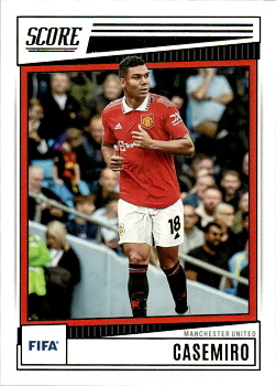 Casemiro Manchester United Panini Score FIFA Soccer 2022/23 #186