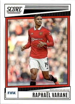 Raphael Varane Manchester United Panini Score FIFA Soccer 2022/23 #193