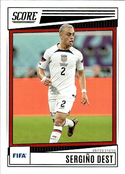 Sergino Dest USA Panini Score FIFA Soccer 2022/23 #197