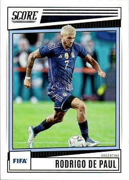 Rodrigo De Paul Argentina Panini Score FIFA Soccer 2022/23 #18