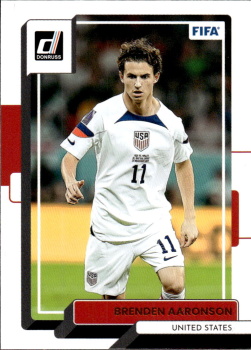 Brenden Aaronson USA Panini Donruss Soccer 2022/23 #168