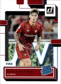 Nicola Zalewski AS Roma Panini Donruss Soccer 2022/23 Rated Rookies #194