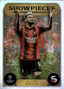 Olivier Giroud A.C. Milan Topps UEFA Club Competitions Superstars 2023/24 Showpieces #SP-3