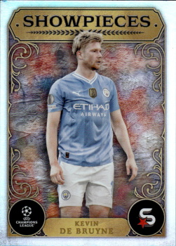 Kevin De Bruyne Manchester City Topps UEFA Club Competitions Superstars 2023/24 Showpieces #SP-15