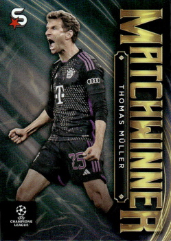 Thomas Muller Bayern Munchen Topps UEFA Club Competitions Superstars 2023/24 Matchwinner #MW-18