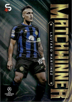 Lautaro Martinez Internazionale Milano Topps UEFA Club Competitions Superstars 2023/24 Matchwinner #MW-19