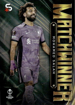 Mohamed Salah Liverpool Topps UEFA Club Competitions Superstars 2023/24 Matchwinner #MW-21