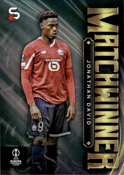 Jonathan David LOSC Lille Topps UEFA Club Competitions Superstars 2023/24 Matchwinner #MW-29
