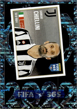 FIFA 365 2022 - Giorgio Chiellini Juventus FC samolepka Panini FIFA 365 2025 Panini FIFA 365 10 Years #10