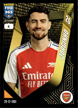 Jorginho Arsenal samolepka Panini FIFA 365 2025 #71