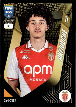 Maghnes Akliouche AS Monaco samolepka Panini FIFA 365 2025 #143