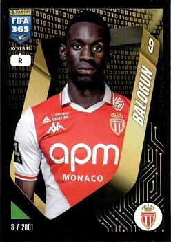 Folarin Balogun AS Monaco samolepka Panini FIFA 365 2025 #149