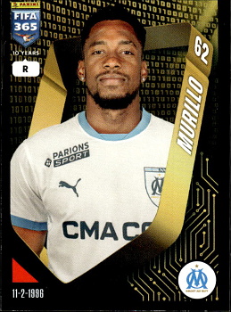 Amir Murillo Olympique Marseille samolepka Panini FIFA 365 2025 #151