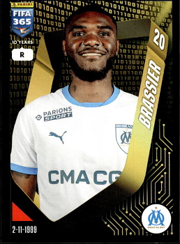 Lilian Brassier Olympique Marseille samolepka Panini FIFA 365 2025 #152