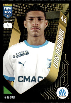 Luis Henrique Olympique Marseille samolepka Panini FIFA 365 2025 #166
