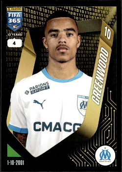 Mason Greenwood Olympique Marseille samolepka Panini FIFA 365 2025 #167