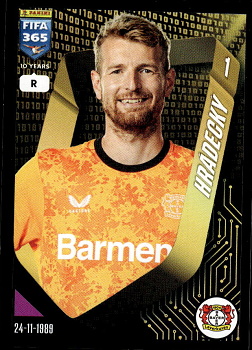 Lukas Hradecky Bayer 04 Leverkusen samolepka Panini FIFA 365 2025 #168