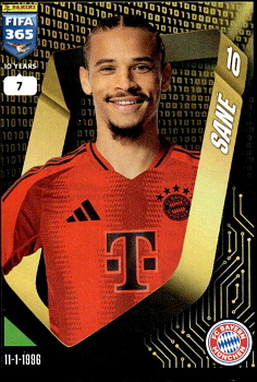 Leroy Sane Bayern Munchen samolepka Panini FIFA 365 2025 #203