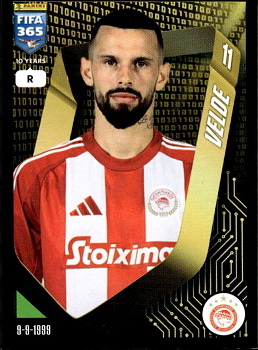 Kristoffer Velde Olympiacos samolepka Panini FIFA 365 2025 #220