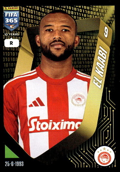 Ayoub El Kaabi Olympiacos samolepka Panini FIFA 365 2025 #221