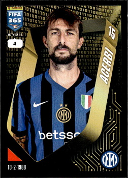 Francesco Acerbi Internazionale Milano samolepka Panini FIFA 365 2025 #225