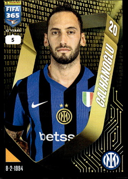 Hakan Calhano?l Internazionale Milano samolepka Panini FIFA 365 2025 #232