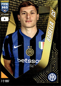Nicolo Barella Internazionale Milano samolepka Panini FIFA 365 2025 #233