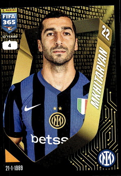 Henrikh Mkhitaryan Internazionale Milano samolepka Panini FIFA 365 2025 #235