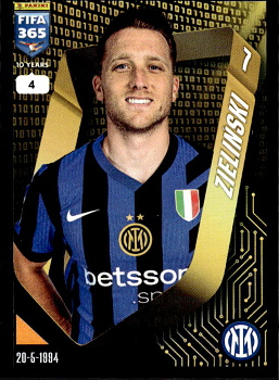 Piotr Zielinski Internazionale Milano samolepka Panini FIFA 365 2025 #236
