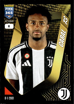 Juan Cabal Juventus FC samolepka Panini FIFA 365 2025 #242
