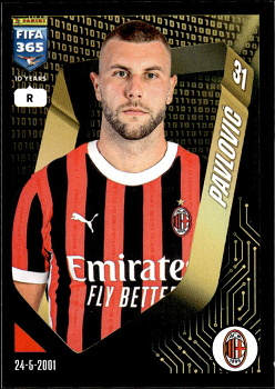 Strahinja Pavlovic A.C. Milan samolepka Panini FIFA 365 2025 #260