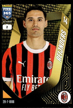 Tijjani Reijnders A.C. Milan samolepka Panini FIFA 365 2025 #268