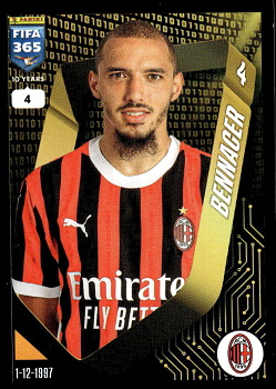 Ismael Bennacer A.C. Milan samolepka Panini FIFA 365 2025 #271