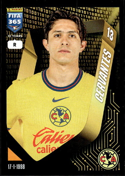 Alan Cervantes Club America samolepka Panini FIFA 365 2025 #285