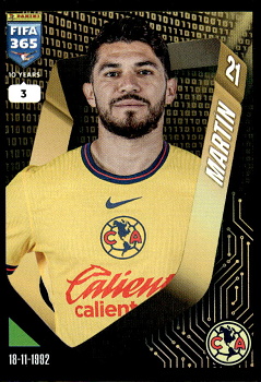 Henry Martin Club America samolepka Panini FIFA 365 2025 #293