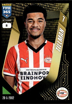 Malik Tillman PSV Eindhoven samolepka Panini FIFA 365 2025 #307