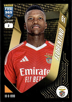 Florentino Luis SL Benfica samolepka Panini FIFA 365 2025 #322