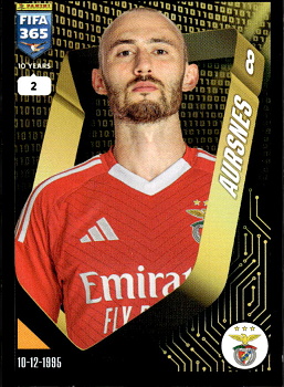 Fredrik Aursnes SL Benfica samolepka Panini FIFA 365 2025 #324