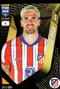 Rodrigo De Paul Atletico Madrid samolepka Panini FIFA 365 2025 #340
