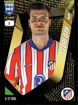 Alexander Sorloth Atletico Madrid samolepka Panini FIFA 365 2025 #343