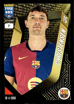 Andreas Christensen FC Barcelona samolepka Panini FIFA 365 2025 #351