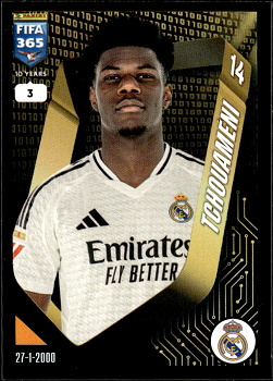 Aurelien Tchouameni Real Madrid samolepka Panini FIFA 365 2025 #377