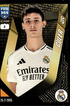 Arda Guler Real Madrid samolepka Panini FIFA 365 2025 #378